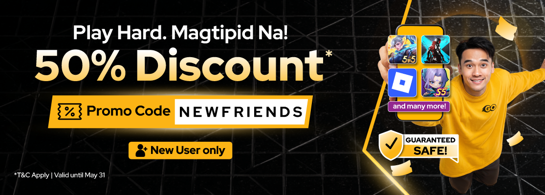 Welcome Gift : 50% Off Your Favorite Games!  