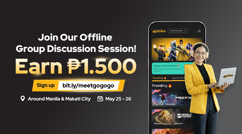 Meet Gogogo Research Team in Manila, get 1500 PHP
