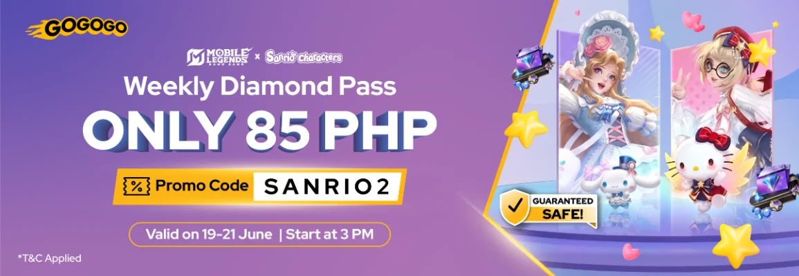 Level Up Your MLBB x Sanrio Experience: Weekly Dias for Only 85 PHP!